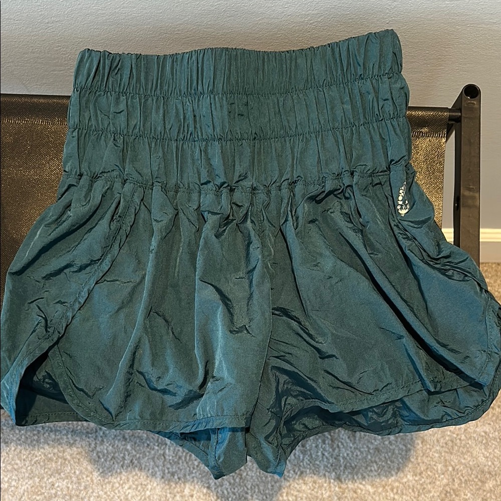 teal free people movement ”the way home shorts”